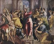 El Greco Christus treibt die Handler aus dem Tempel Spain oil painting artist